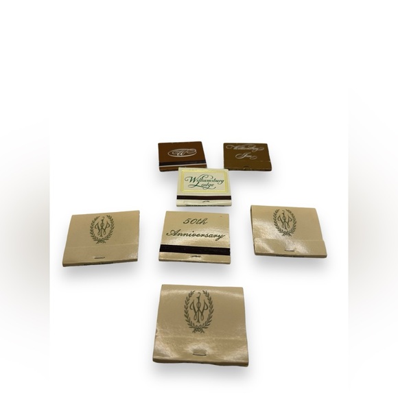 Vintage Matchbooks Williamsburg Virginia Colonial Williamsburg LOT OF 7 1980s - Picture 4 of 10